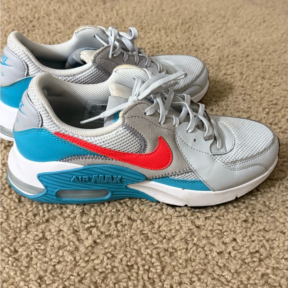 Nike Air Max with Red and Blue Highlights